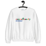Consciously Funded Color Logo Unisex Sweatshirt
