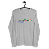 Consciously Funded Color Logo Unisex Long Sleeve Tee