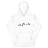 Consciously Funded Color Logo Unisex Hoodie