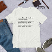 Consciously Funded Definition Short-Sleeve Unisex T-Shirt