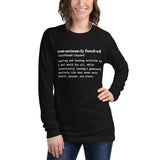 Consciously Funded Definition Unisex Long Sleeve Tee