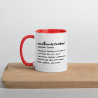 Consciously Funded Definition Mug with Color Inside
