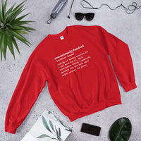 Consciously Funded Definition Unisex Sweatshirt