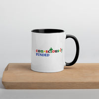 Consciously Funded Color Logo Mug with Color Inside